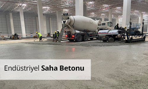 endustriyel saha betonu