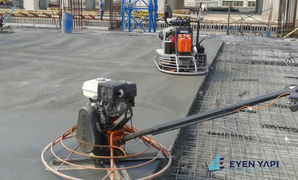 Saha Betonu, Baskı Beton